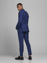 Jack & Jones Pantaloni da abito slim fit Jack & Jones Solaris in misto lana blu
