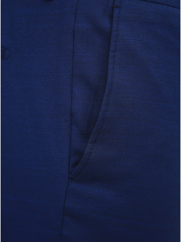 Jack & Jones Pantaloni da abito slim fit Jack & Jones Solaris in misto lana blu