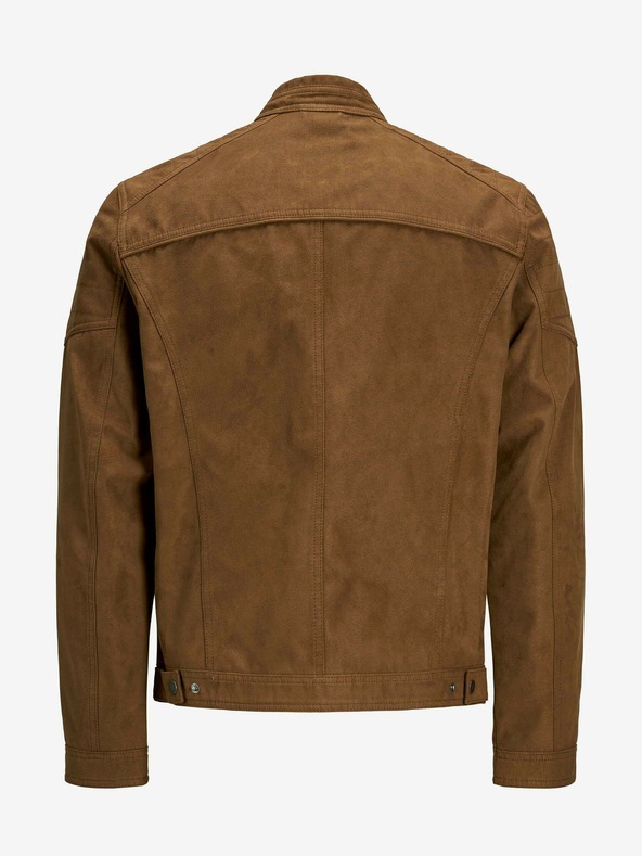 Jack & Jones Giacca marrone in pelle scamosciata Jack & Jones Rocky