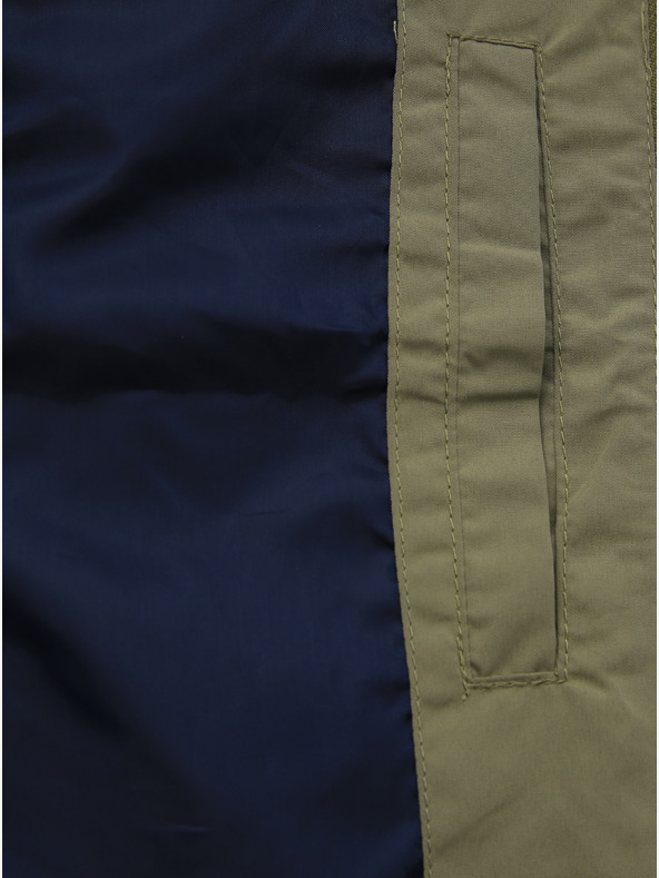 Jack & Jones Bomber idrorepellente color kaki Jack & Jones Rush