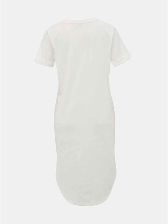 Jacqueline de Yong Abito basic in felpa bianca JDY Ivy