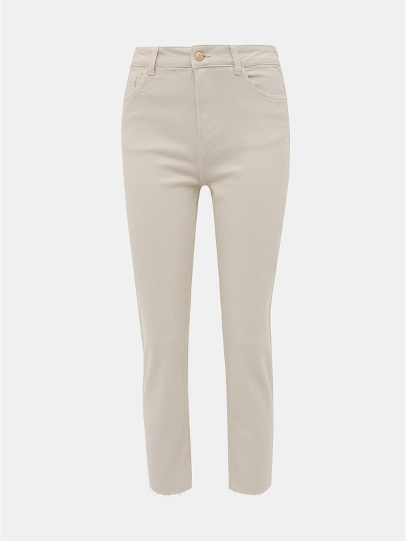 ONLY Jeans cropped straight fit da donna beige ONLY Emily