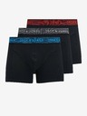 Jack & Jones Set di tre boxer neri Jack & Jones