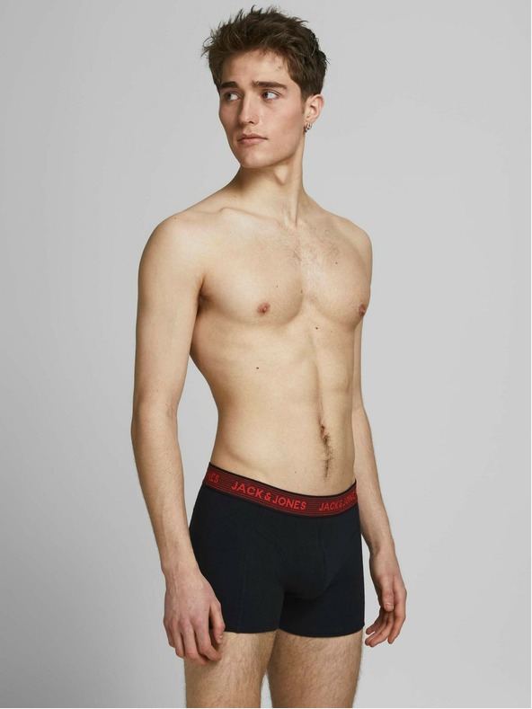Jack & Jones Set di tre boxer neri Jack & Jones