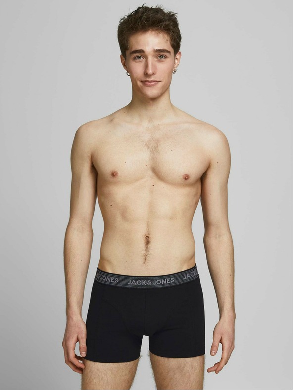Jack & Jones Set di tre boxer neri Jack & Jones