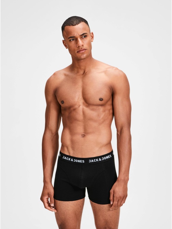 Jack & Jones Set di due boxer neri Jack & Jones Jon