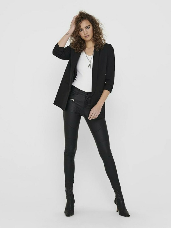 ONLY Giacca lunga nera ONLY Elly