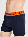 Jack & Jones Set di tre boxer Jack & Jones Lichfield da uomo in bordeaux, blu e grigio