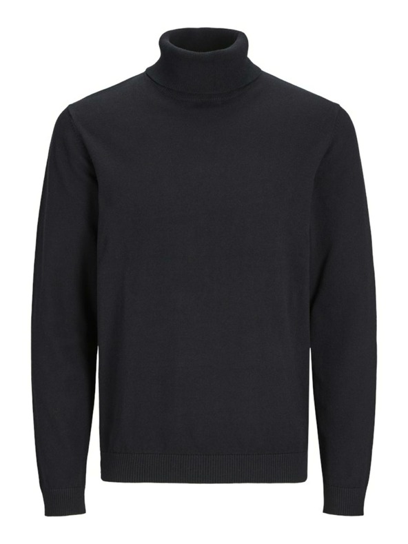Jack & Jones Nero Uomo Jack & Jones Basic Dolcevita