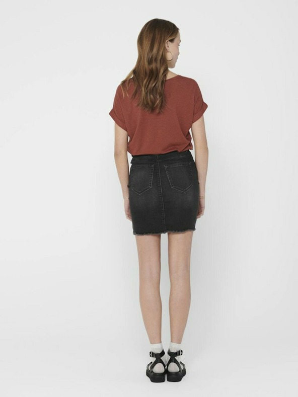 ONLY Maglietta basic marrone SOLO