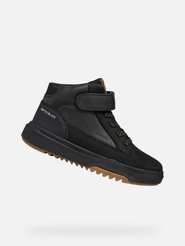 Geox Black Boys Ankle Boots Geox Bunshee B Abx