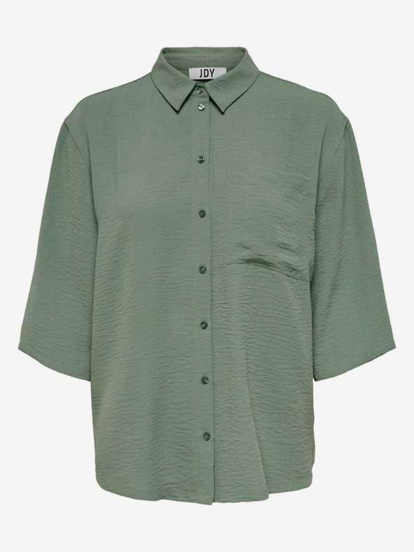 Jacqueline de Yong Camicia verde a maniche corte da donna JDY