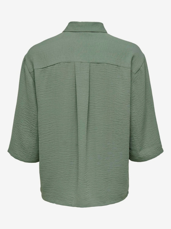 Jacqueline de Yong Camicia verde a maniche corte da donna JDY