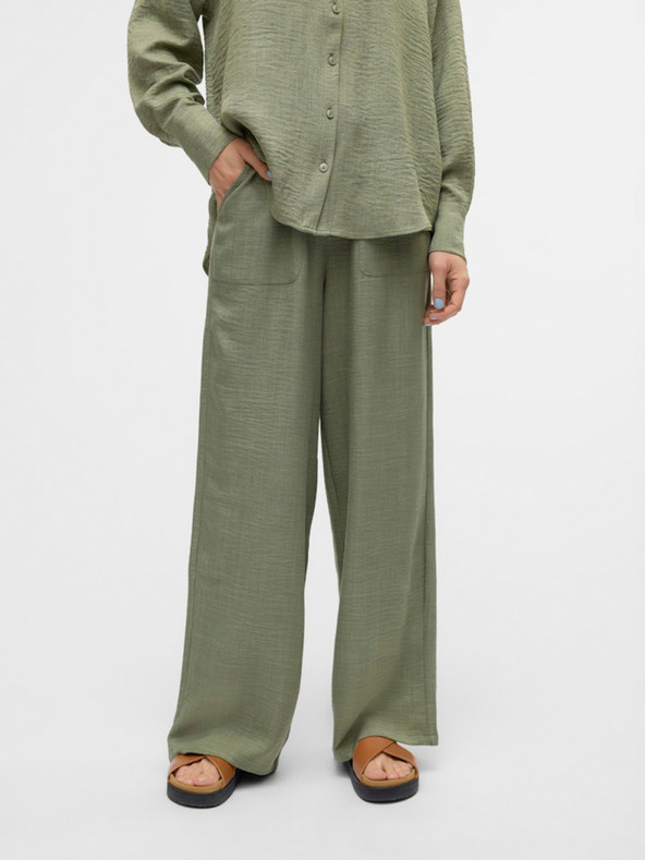 Vero Moda Jeans donna Khaki a gamba larga Vero Moda