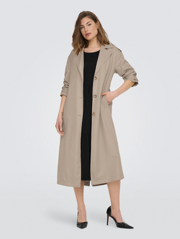 ONLY SOLO trench da donna beige