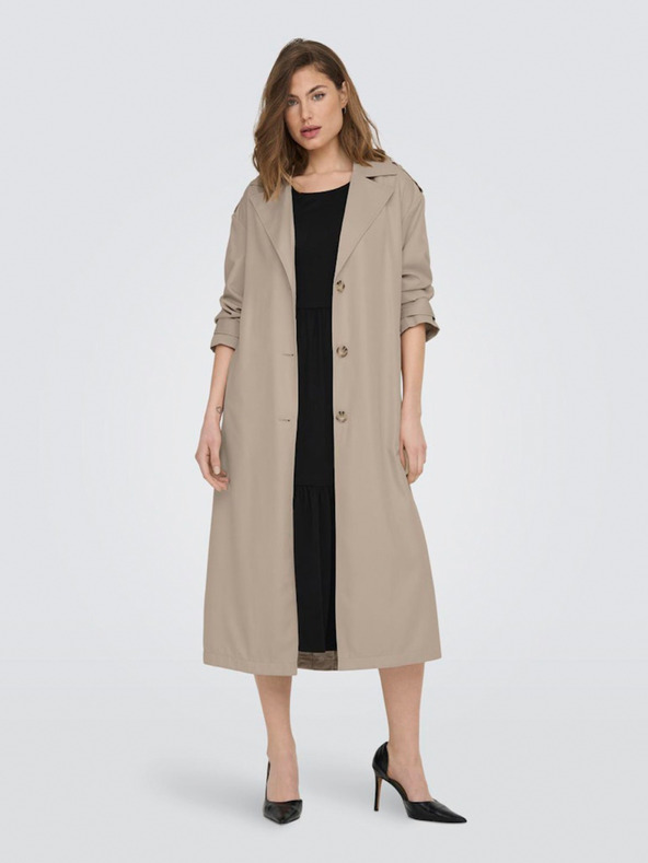 ONLY SOLO trench da donna beige