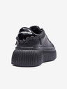 Karl Lagerfeld Sneakers da donna in pelle nera KARL LAGERFELD