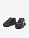Karl Lagerfeld Sneakers da donna in pelle nera KARL LAGERFELD