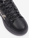 Karl Lagerfeld Sneakers da donna in pelle nera KARL LAGERFELD