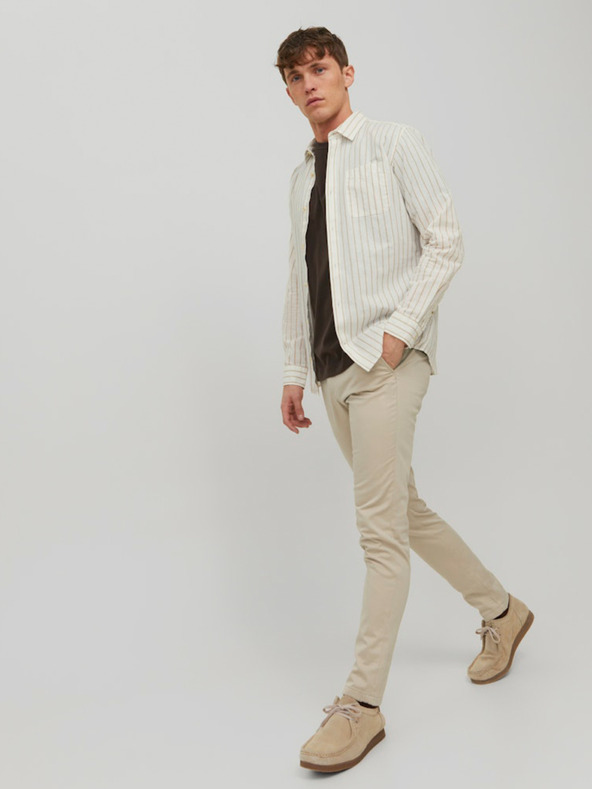 Jack & Jones Pantaloni chino beige da uomo Jack & Jones
