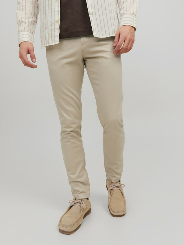 Jack & Jones Pantaloni chino beige da uomo Jack & Jones