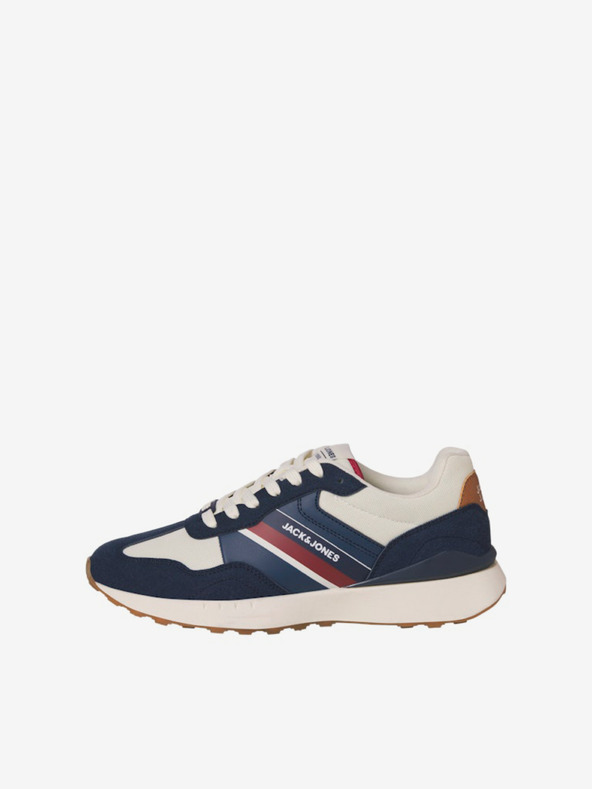 Jack & Jones Scarpe da ginnastica da uomo Jack & Jones crema e blu