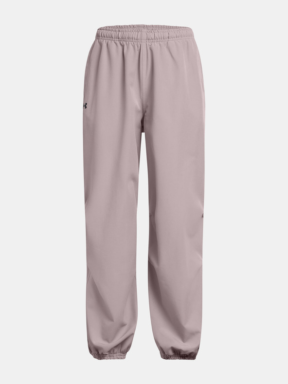 Under Armour Pantaloni sportivi da ragazza Under Armour Unstoppable Wvn Wide Leg-GRY