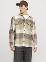 Jack & Jones Camicia a quadri Jack & Jones Bradley marrone e beige da uomo