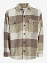 Jack & Jones Camicia a quadri Jack & Jones Bradley marrone e beige da uomo