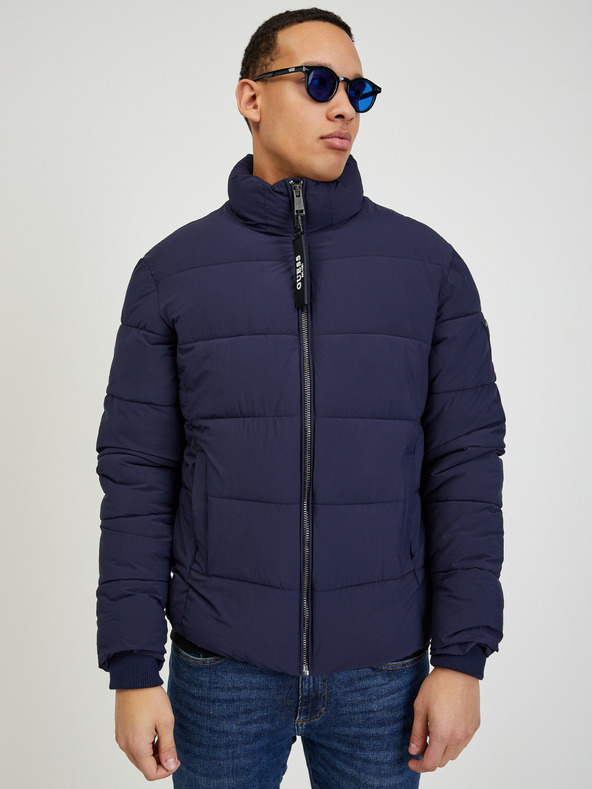Guess Giacca invernale trapuntata Guess blu scuro da uomo