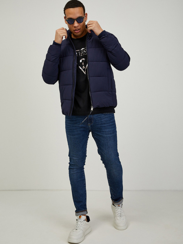 Guess Giacca invernale trapuntata Guess blu scuro da uomo