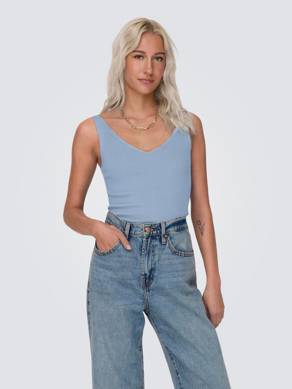 Jacqueline de Yong Top donna azzurro JDY