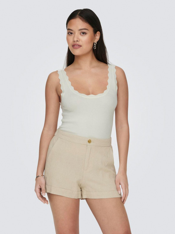 Jacqueline de Yong JDY Top da donna color crema