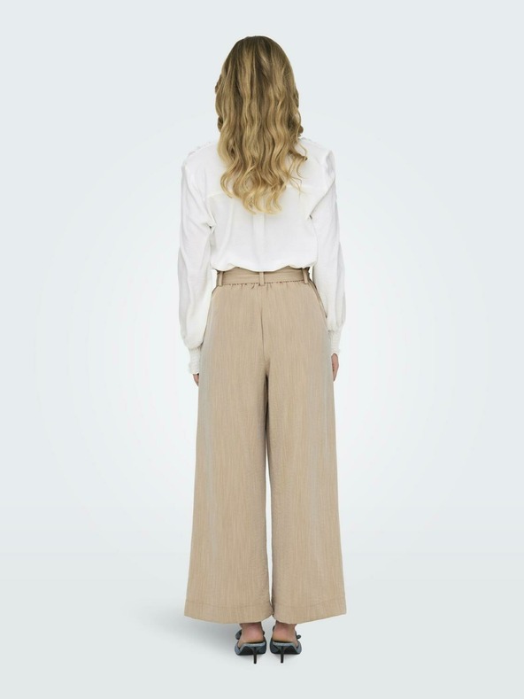 ONLY Pantaloni beige da donna ONLY Marsa