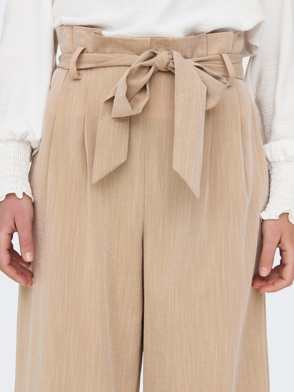 ONLY Pantaloni beige da donna ONLY Marsa