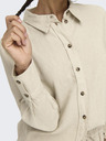 Jacqueline de Yong Camicia di lino beige da donna JDY Say