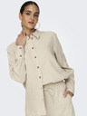 Jacqueline de Yong Camicia di lino beige da donna JDY Say