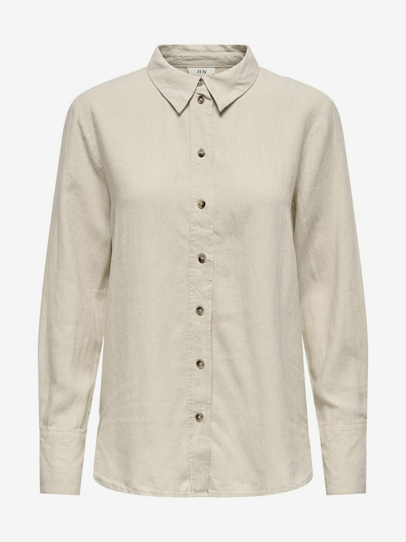 Jacqueline de Yong Camicia di lino beige da donna JDY Say