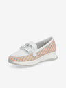 Rieker Mocassini da donna bianchi Rieker