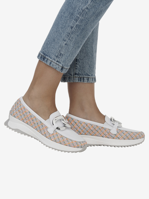 Rieker Mocassini da donna bianchi Rieker