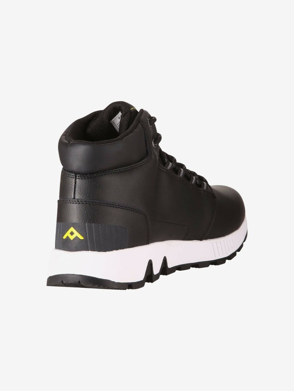 NAX Stivaletti invernali in pelle nera da uomo NAX Jekt