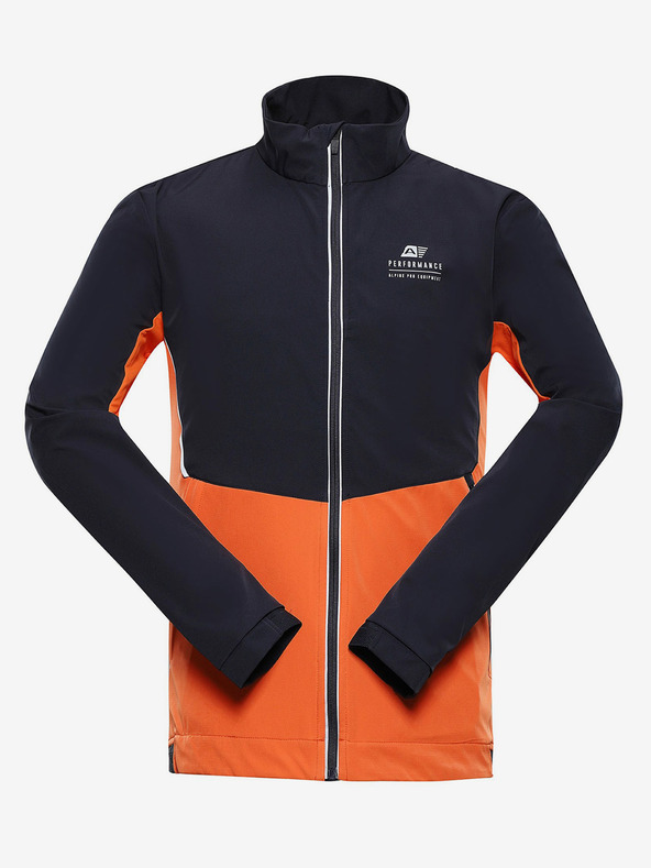 ALPINE PRO Giacca softshell da uomo blu e arancione ALPINE PRO TYCH