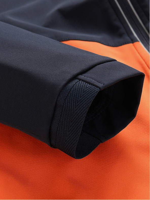 ALPINE PRO Giacca softshell da uomo blu e arancione ALPINE PRO TYCH