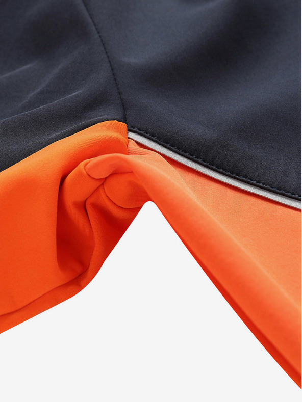 ALPINE PRO Giacca softshell da uomo blu e arancione ALPINE PRO TYCH