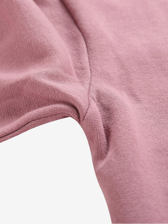 NAX Felpa con cappuccio basic rosa antico da donna NAX Geoca