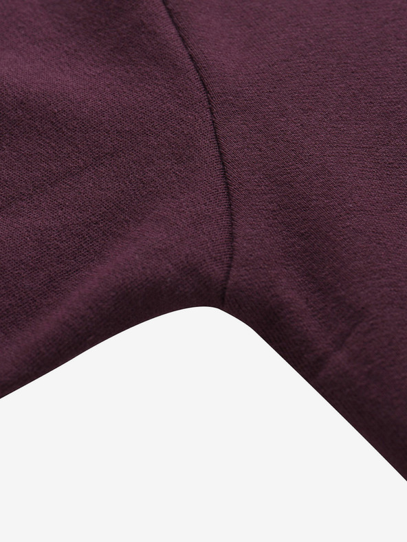 NAX Felpa con cappuccio basic da donna bordeaux NAX Geoca