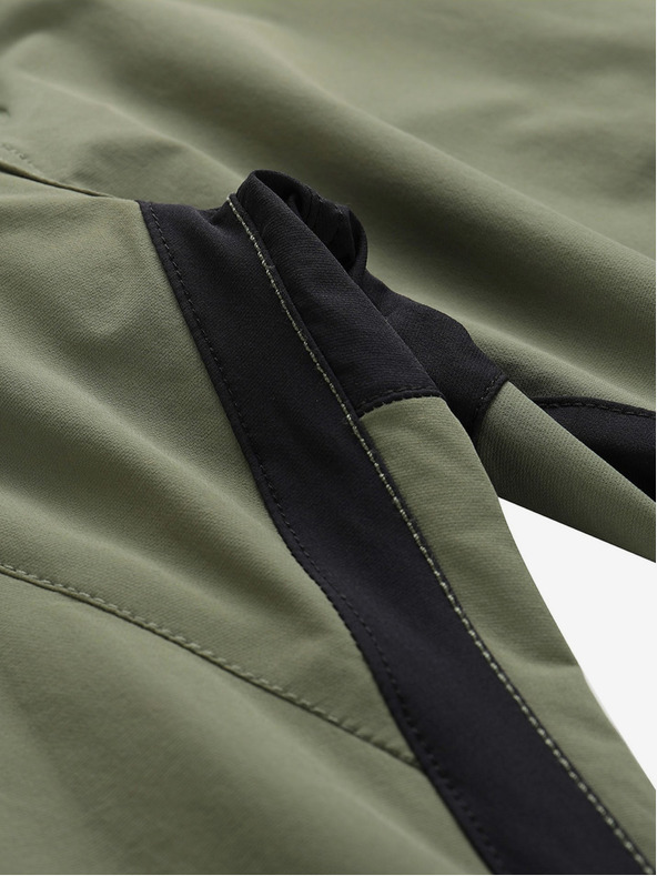 ALPINE PRO Pantaloni softshell da uomo color kaki ALPINE PRO Span