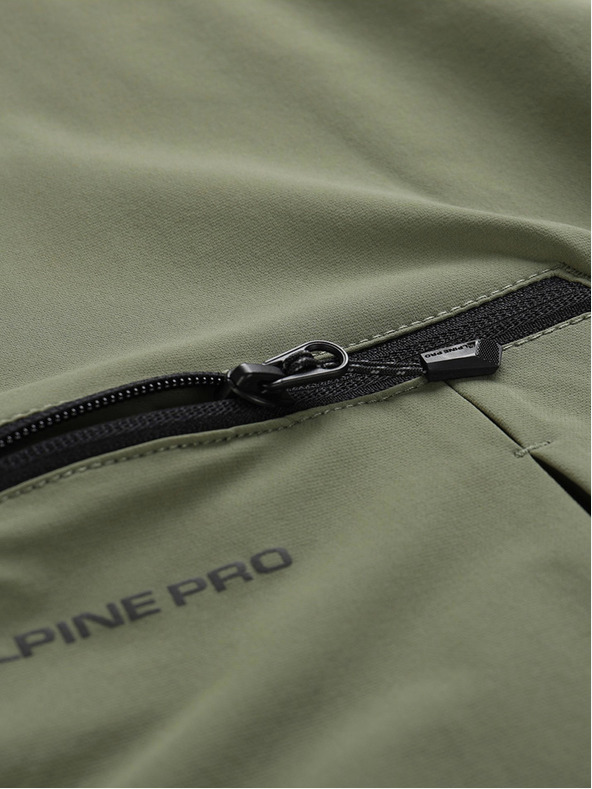 ALPINE PRO Pantaloni softshell da uomo color kaki ALPINE PRO Span
