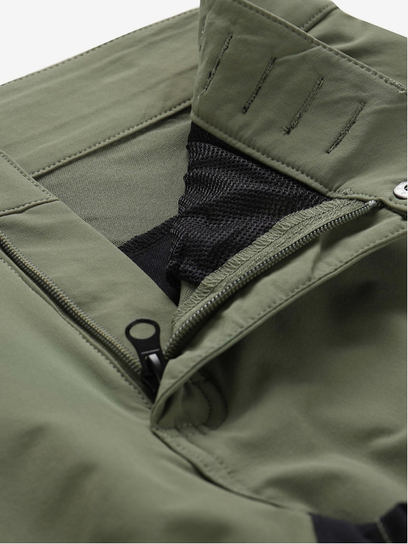 ALPINE PRO Pantaloni softshell da uomo color kaki ALPINE PRO Span
