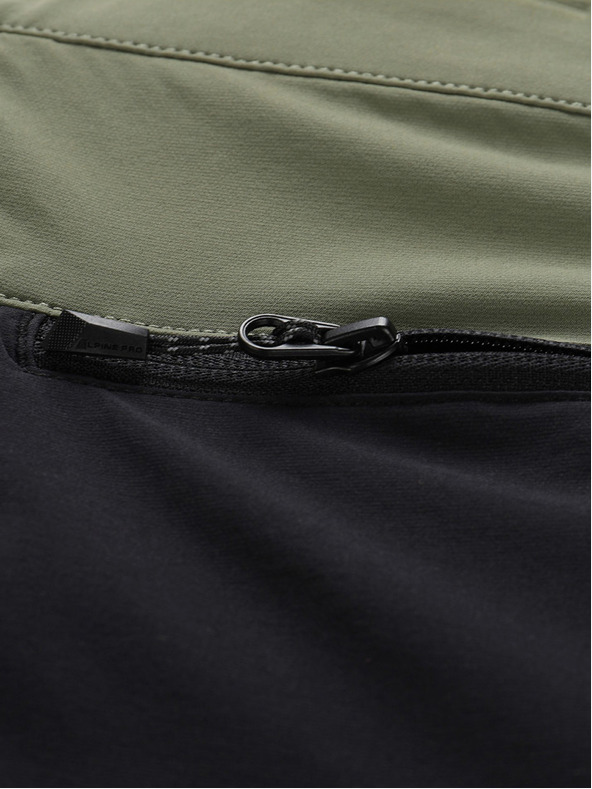 ALPINE PRO Pantaloni softshell da uomo color kaki ALPINE PRO Span